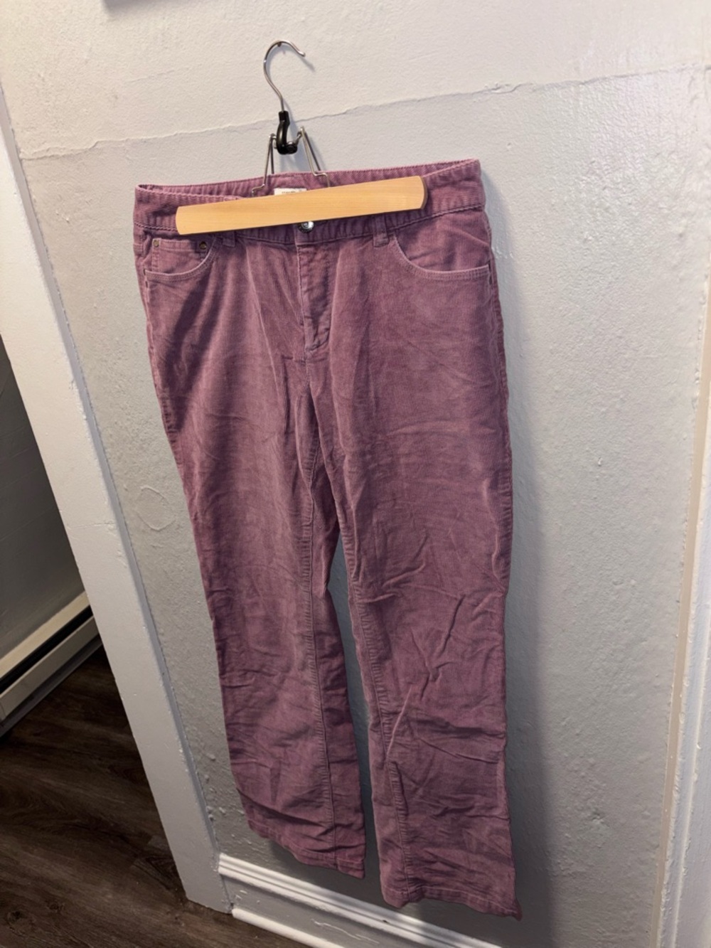 Liz Claiborne Dusty Mauve Corduroy Pants